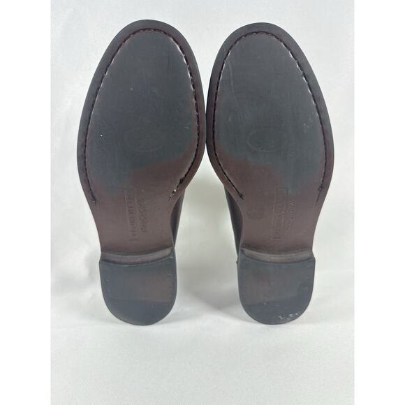 Florsheim Comfortech Burgundy Leather Bit Loafers Men Size 8D USA